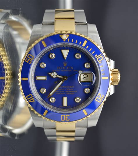 rolex submariner blue diamond dial|Rolex Submariner diamond price.